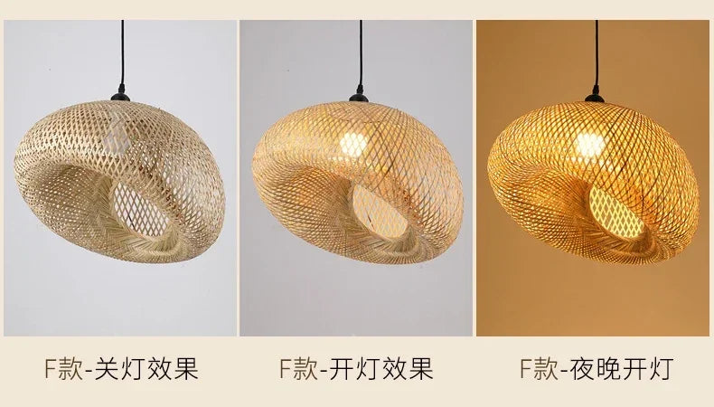 Rattan Pendant Chandelier