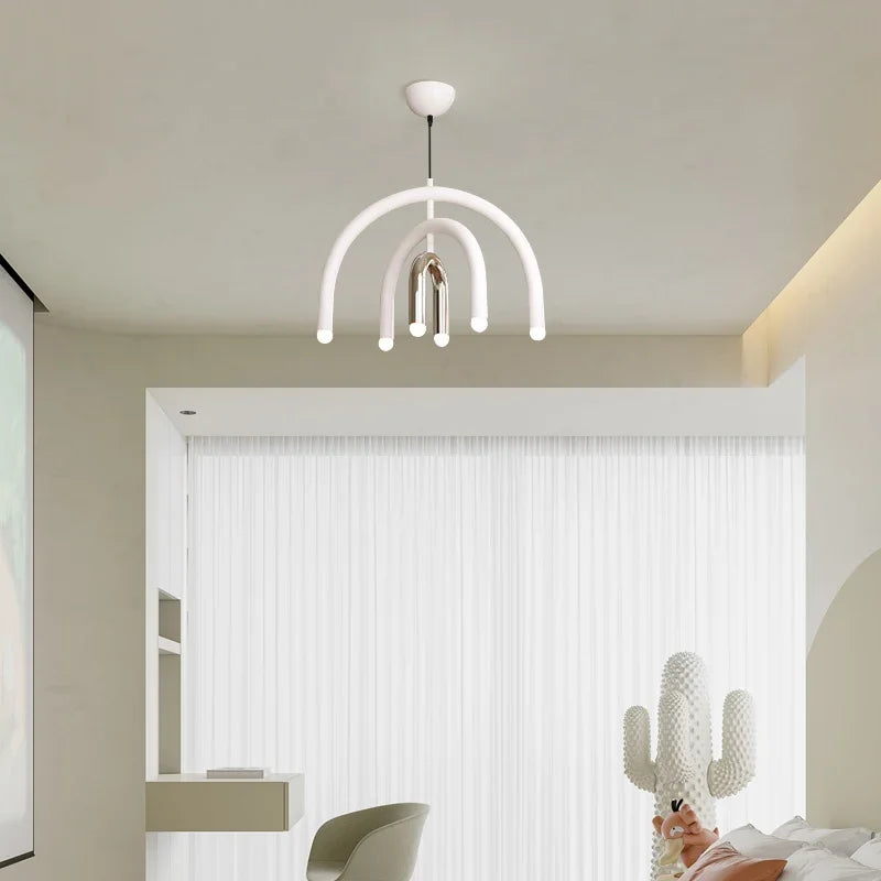 Cream-Style Pendant Chandelier