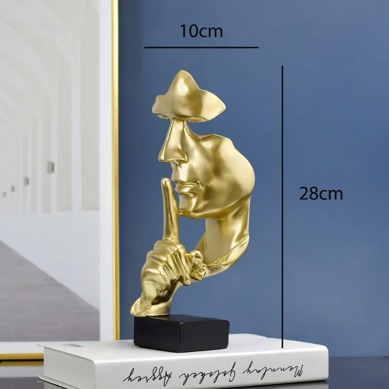Thinker Figurine Sculpture