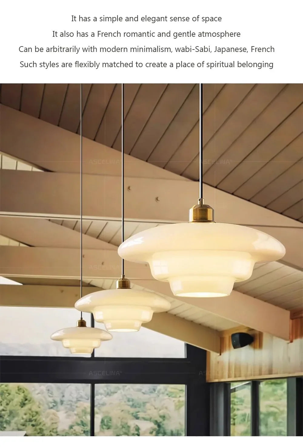 Nordic Stone Pendant Lamp