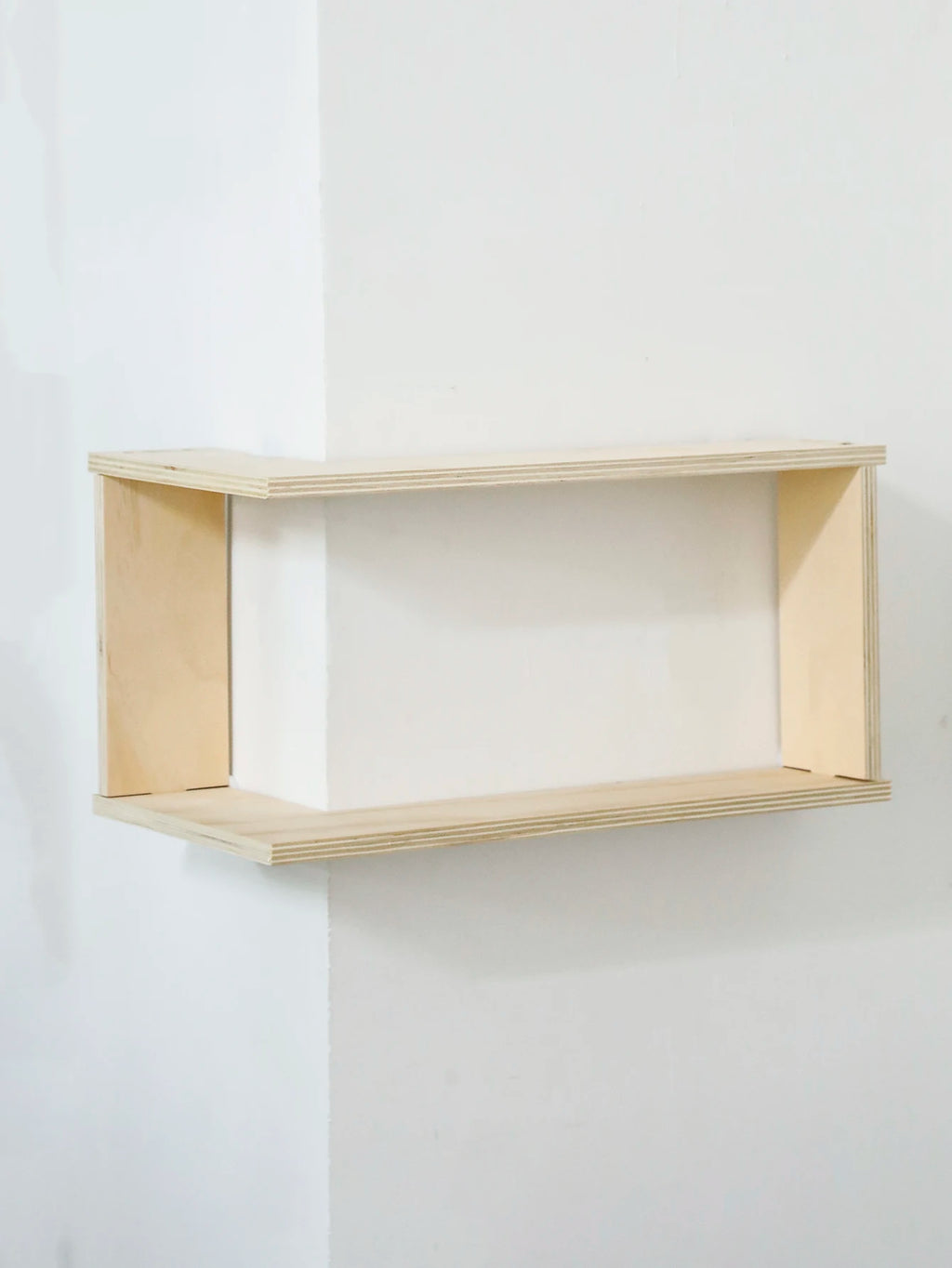 Floating Corner Wall Shelf