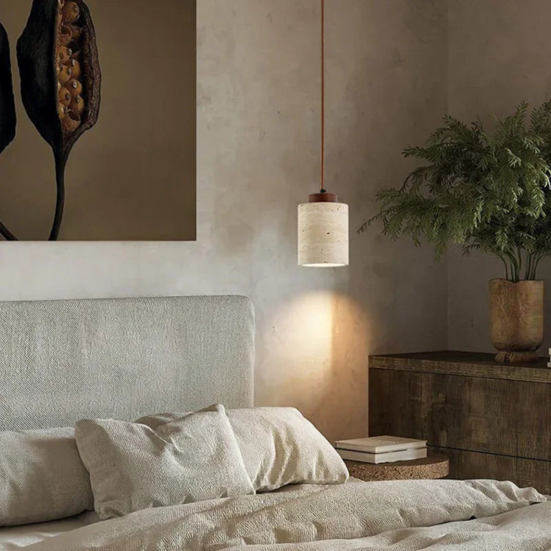 Wabi-Sabi Stone Pendant Lamp