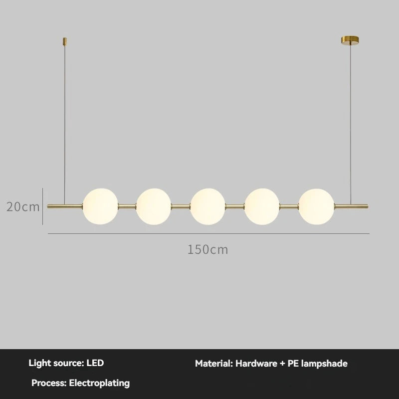 Minimalist Cement Linear Pendant Light