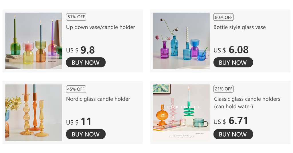 Brass Candlestick (3-Piece Set)