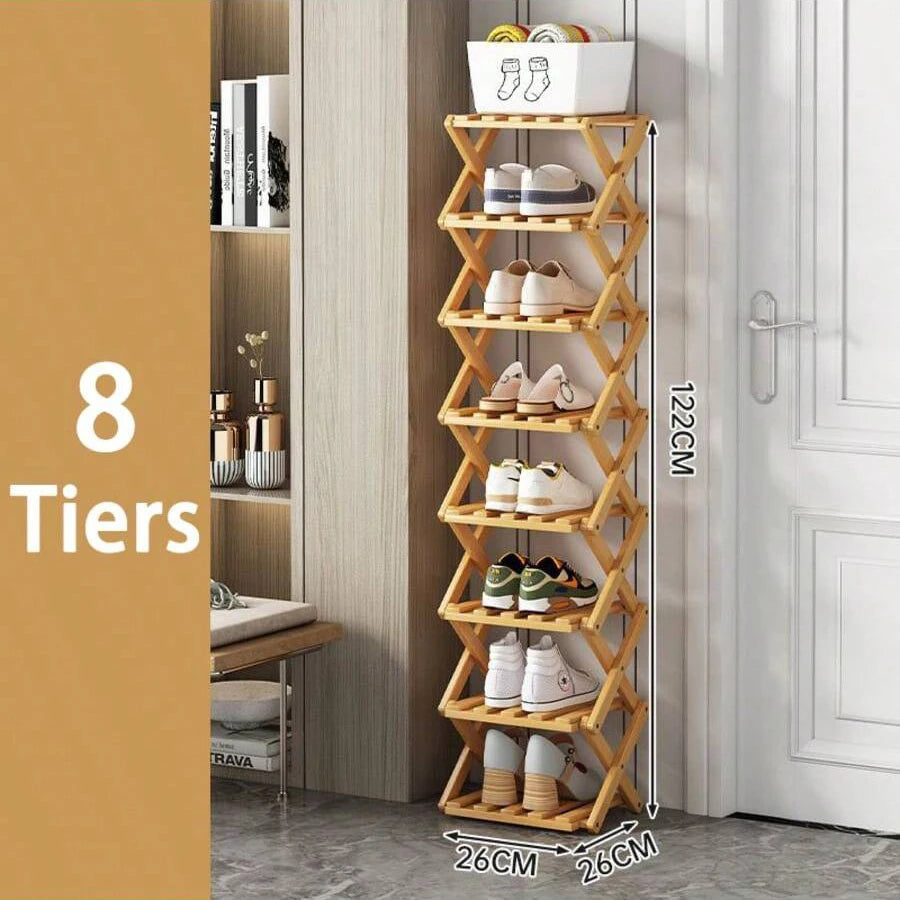 Bamboo Shoe Rack