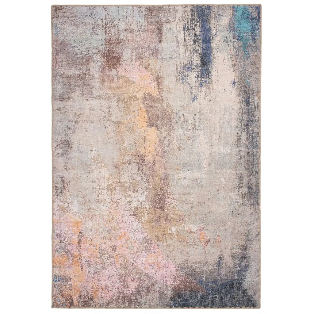 Abstract Neutral Area Rug