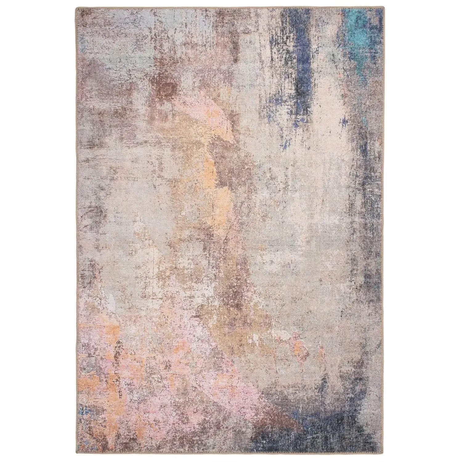 Abstract Neutral Area Rug