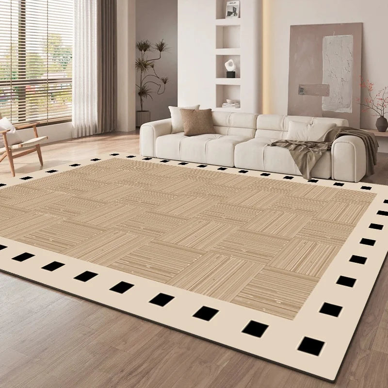 Geometric Neutral Area Rug