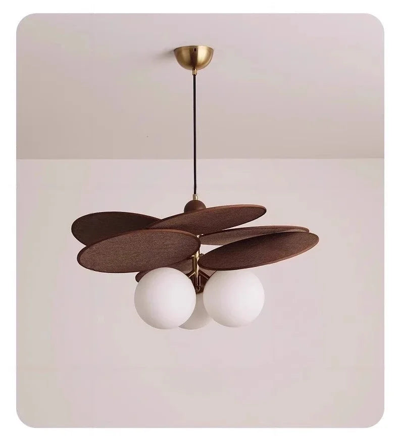 Wabi-Sabi Fabric Pendant Chandelier