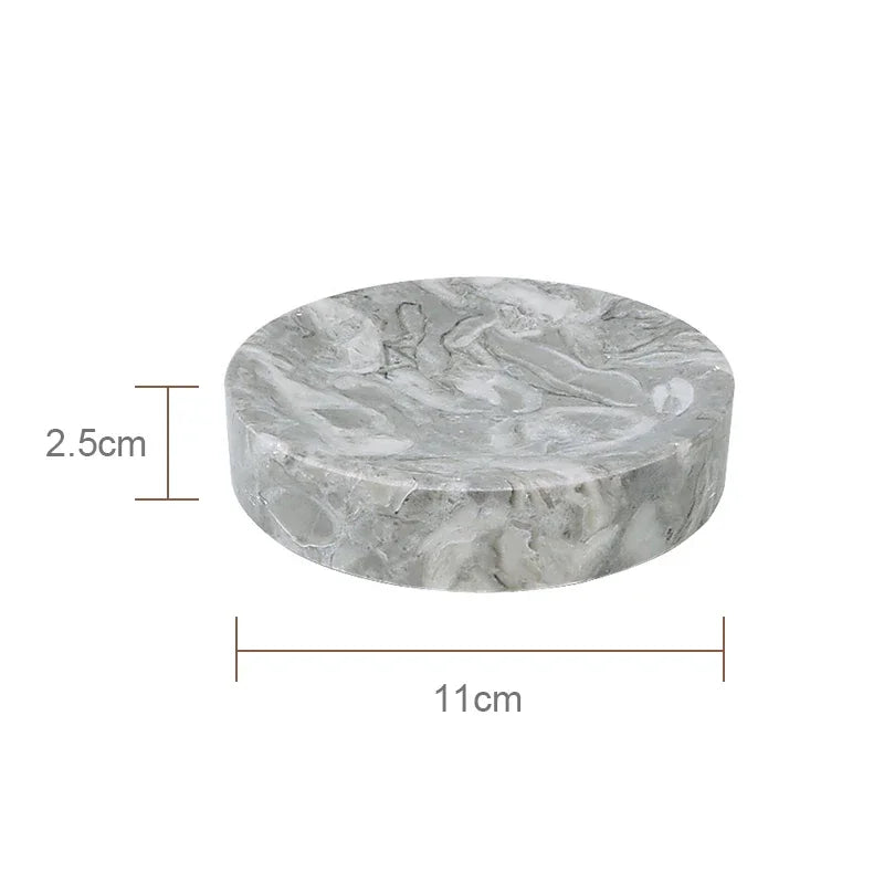 Marble Bathroom Accessory Set