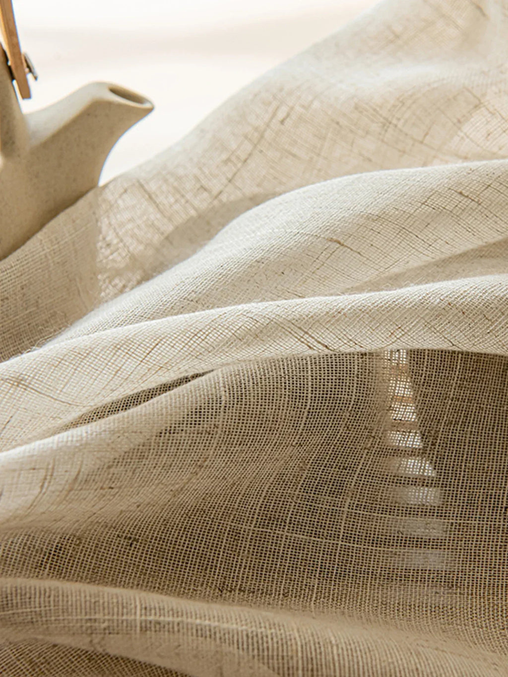 Modern Cotton-Linen Sheer Curtains