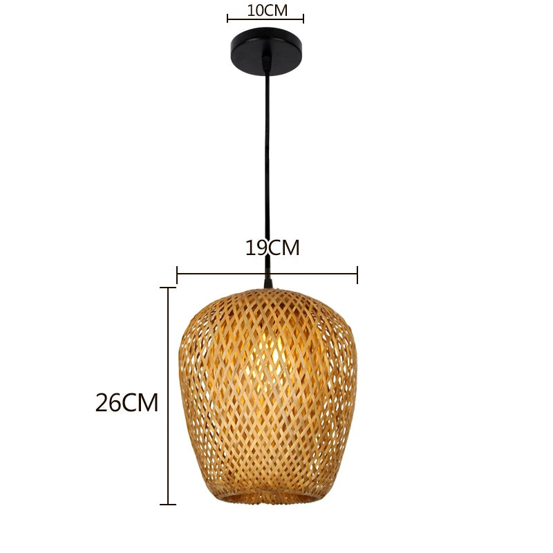 Japanese Bamboo Pendant Lamp