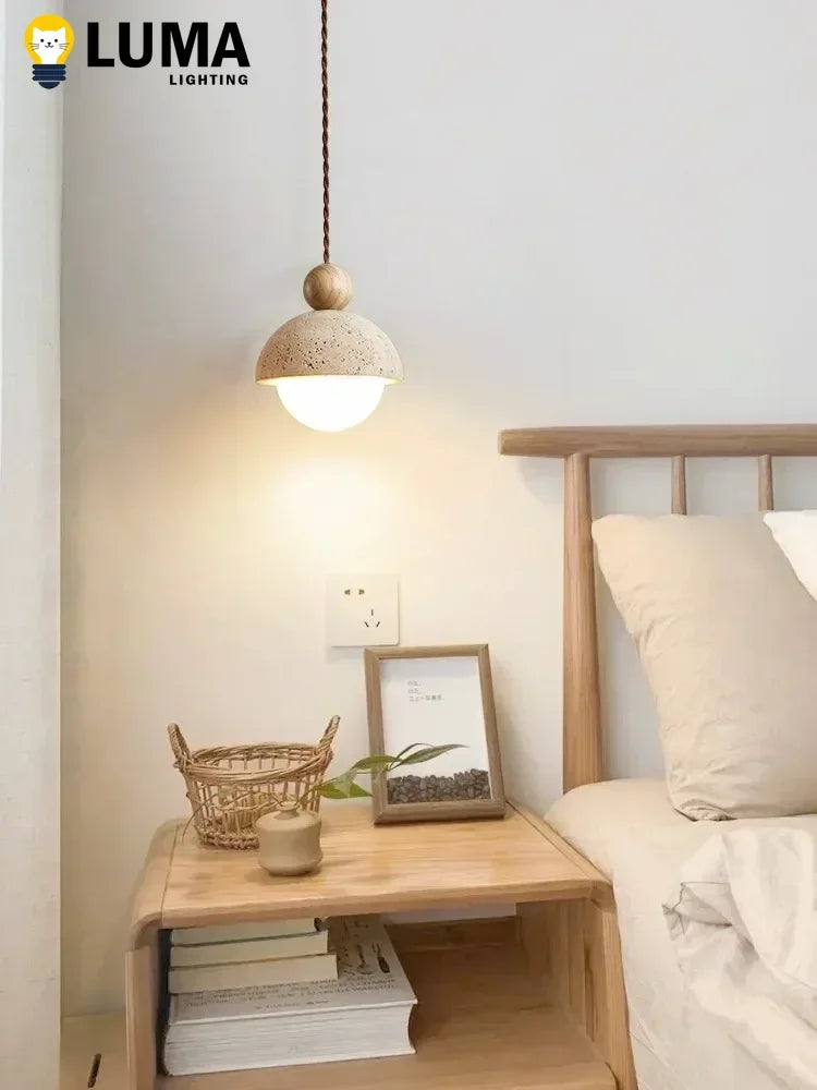 Wabi-Sabi Stone Pendant Chandelier