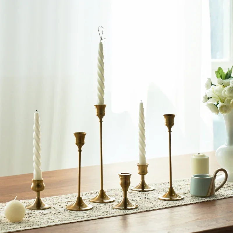 Brass Candlestick (3-Piece Set)