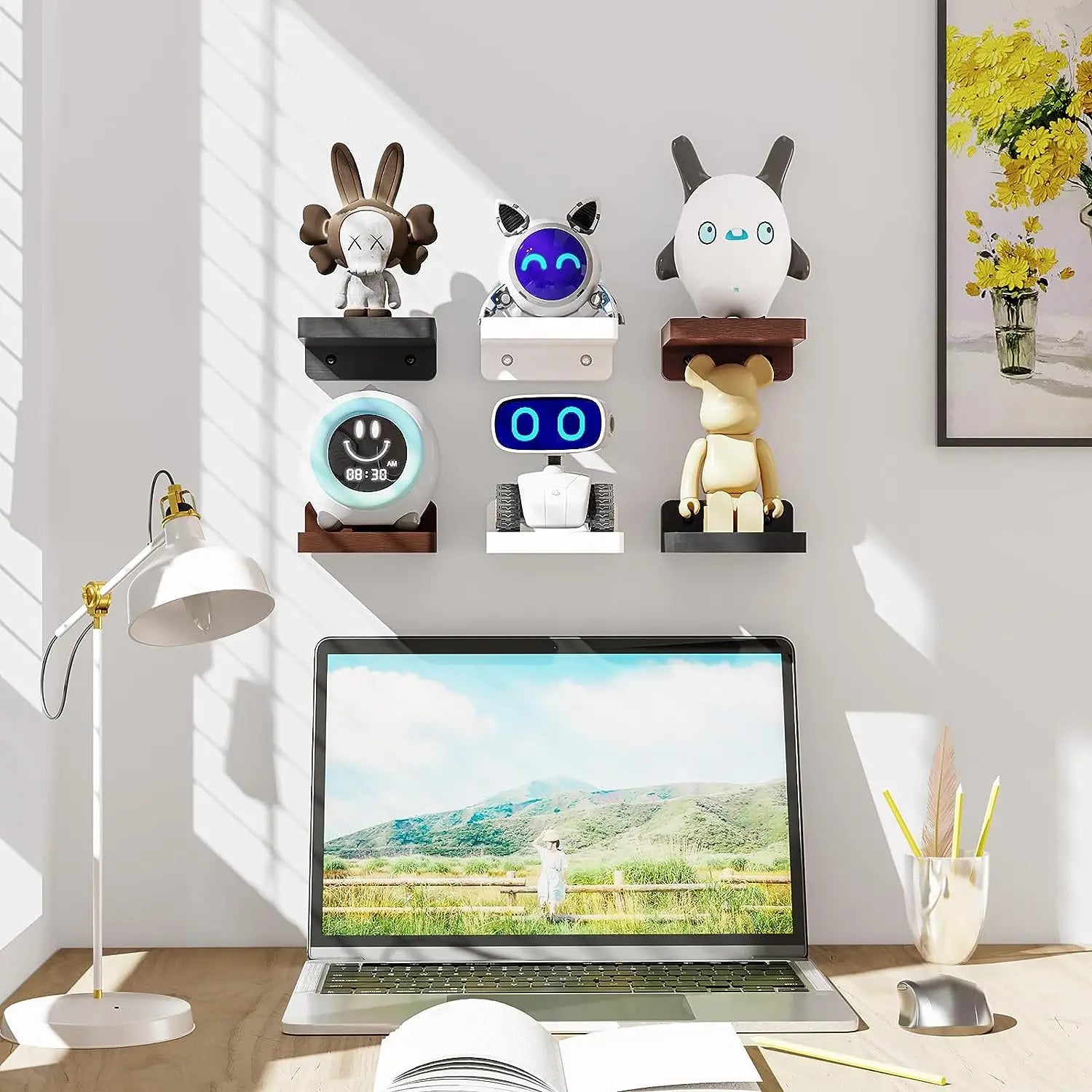 Floating Wall Shelf Set