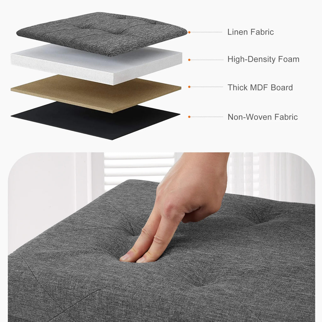 Storage Ottoman Footstool