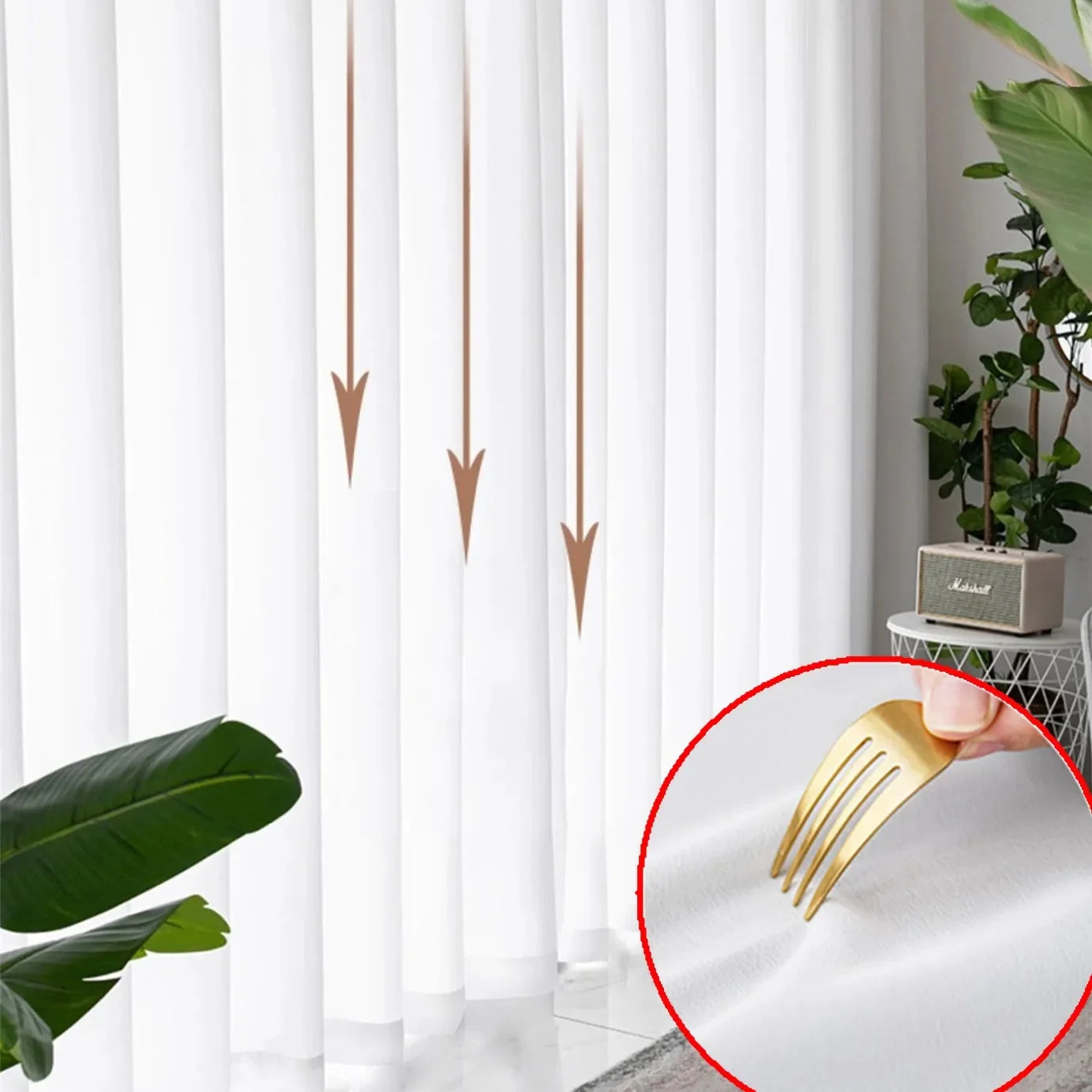 Modern Tulle Sheer Curtains