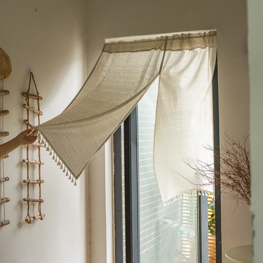 Japanese Cotton-Linen Curtains
