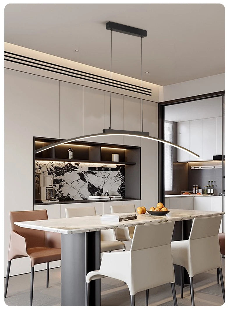 Contemporary Arc Pendant Lamp