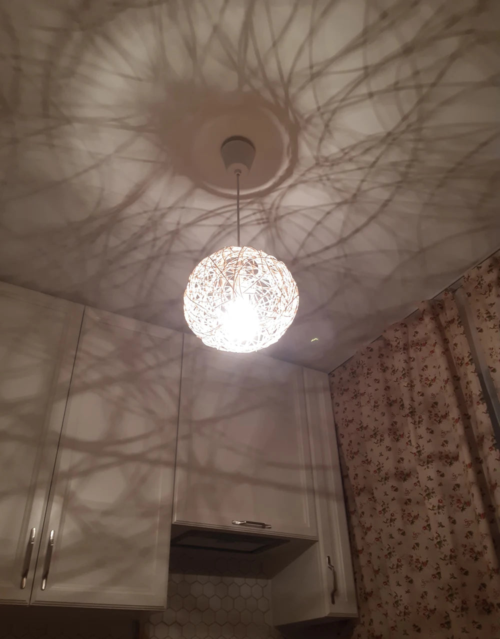 Retro Rattan Pendant Chandelier