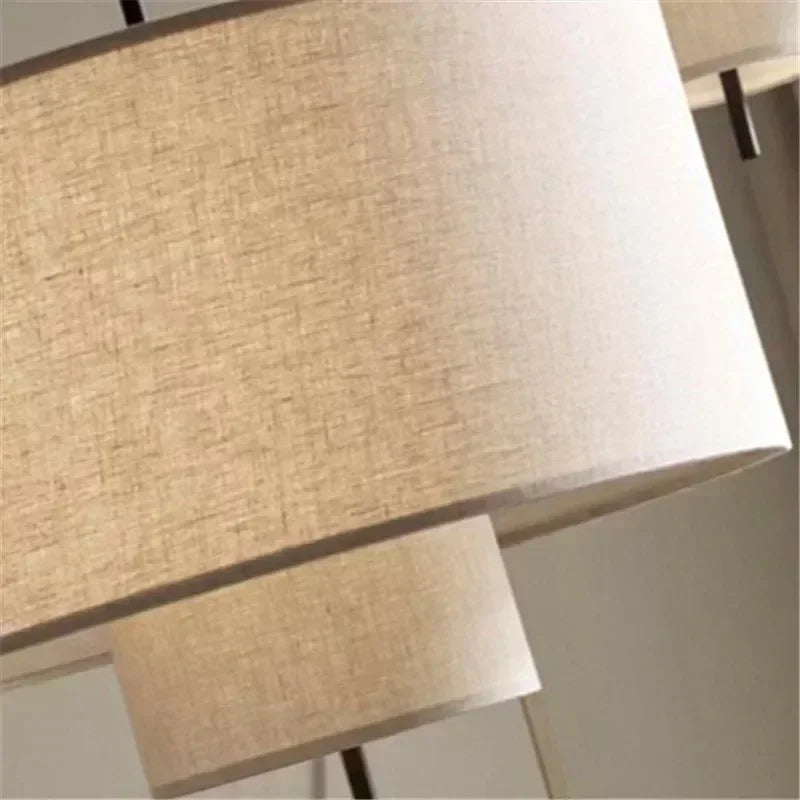 Wabi-Sabi Fabric Arc Pendant Lamp