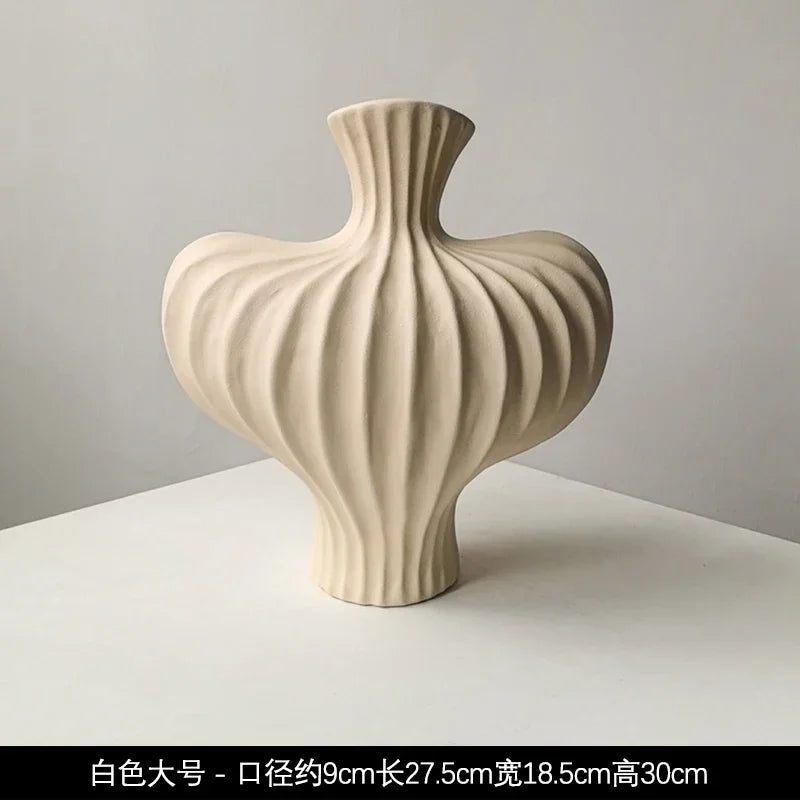 Organic Wabi-Sabi Ceramic Vase
