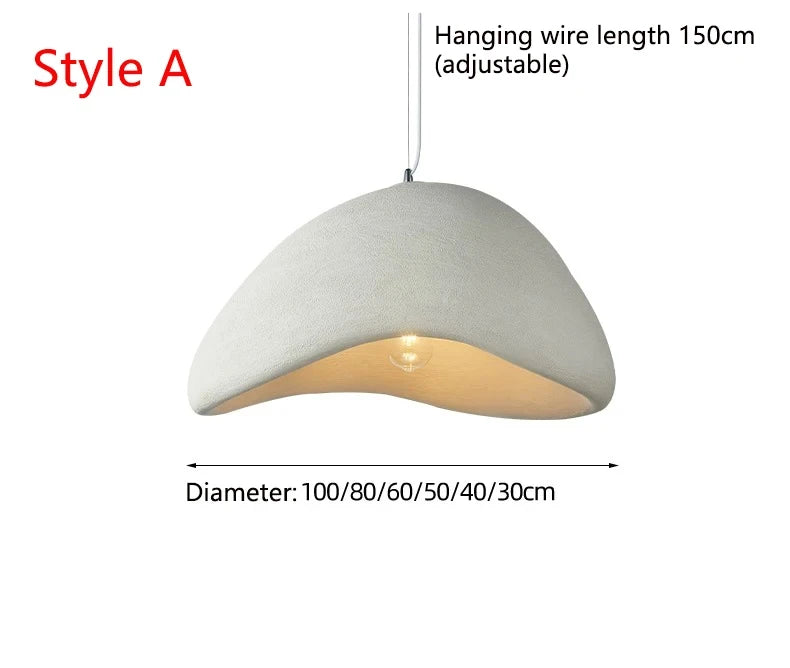 Wabi-Sabi Cement Pendant Chandelier
