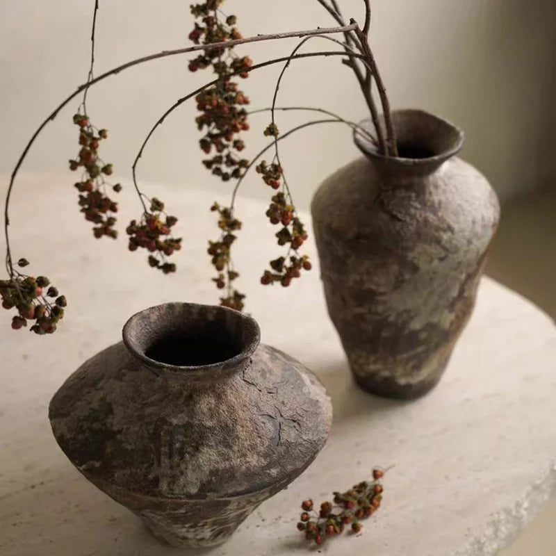 Coarse Pottery Zen Vase