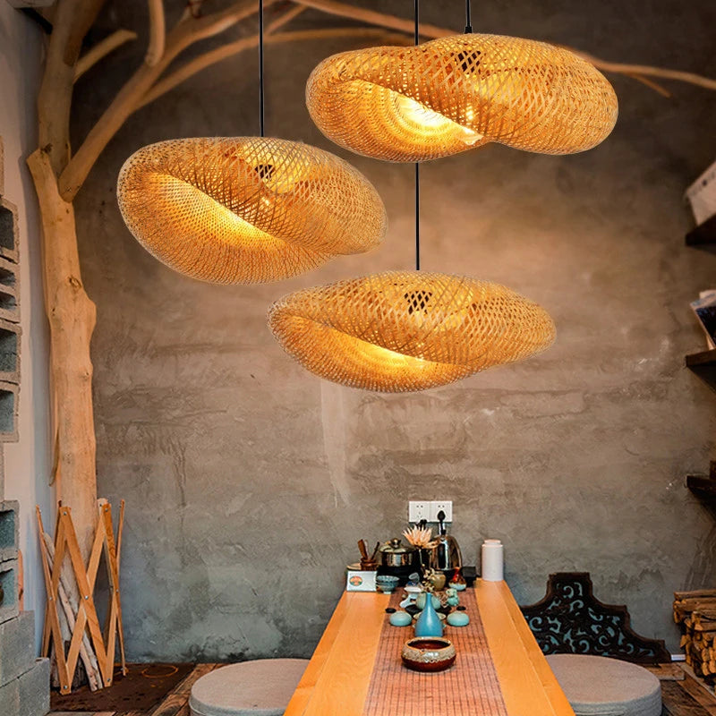 Rattan Pendant Chandelier