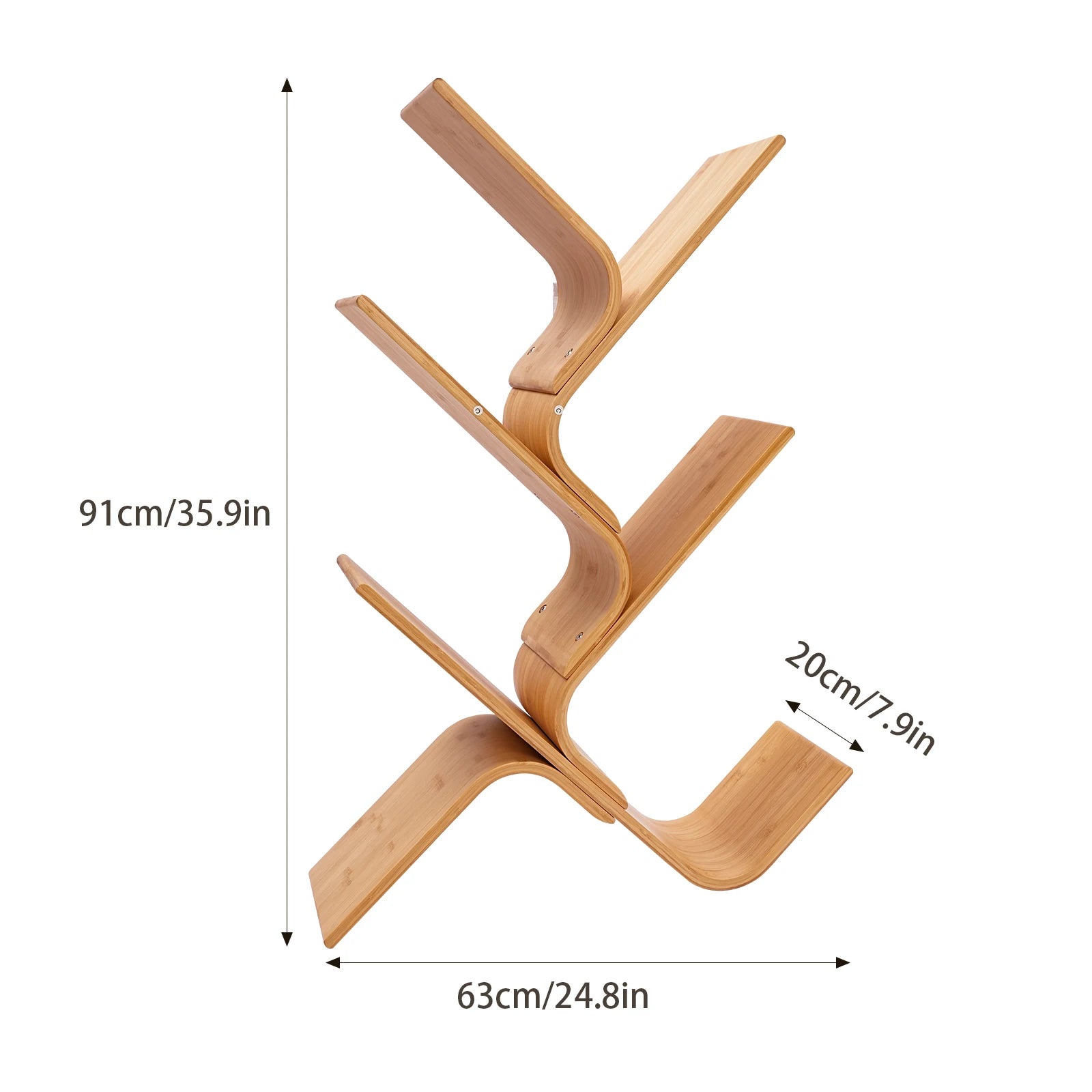 Bamboo Desktop Bookshelf