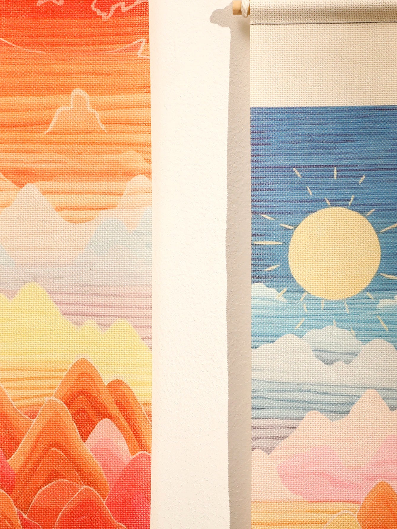 Sunset Macrame Tapestry