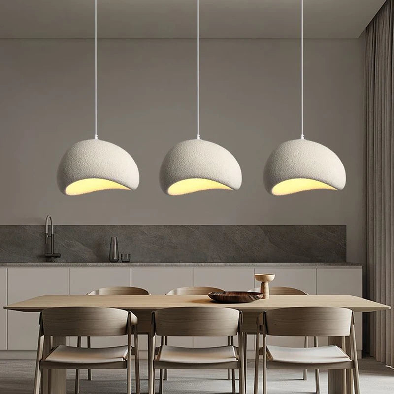 Wabi-Sabi Paper Pendant Chandelier