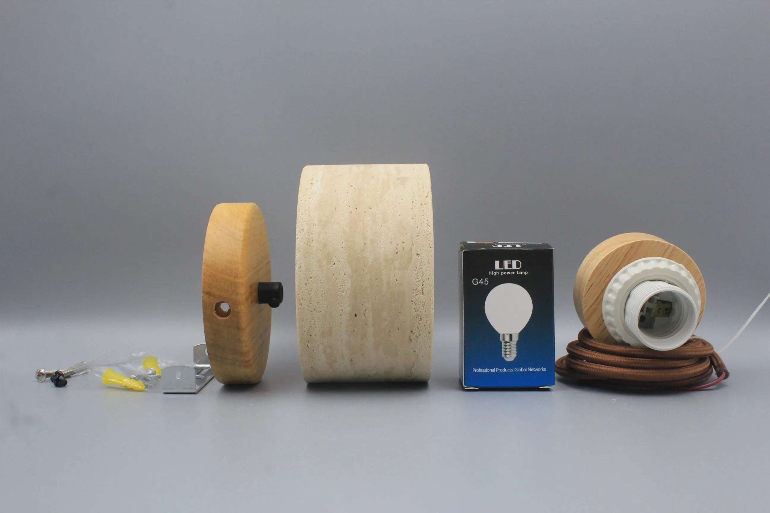 Wabi-Sabi Stone Pendant Lamp