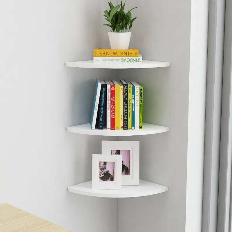 Floating Corner Wall Shelf