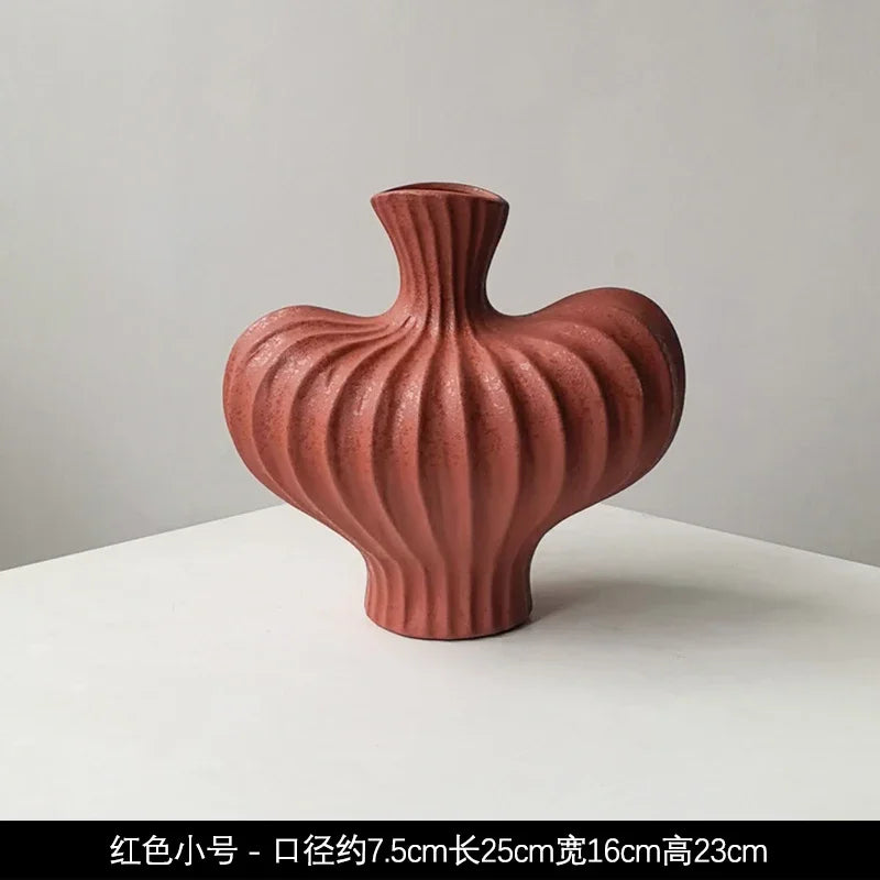 Organic Wabi-Sabi Ceramic Vase
