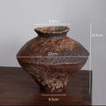 Rustic Spotted Pottery Vase