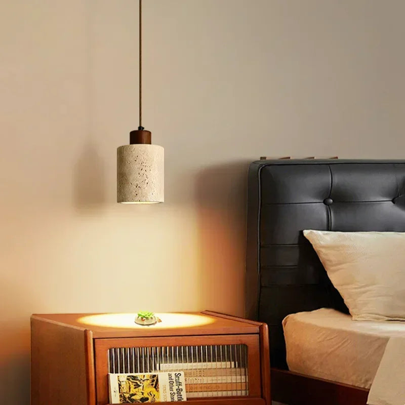 Japanese Wooden Pendant Lamp