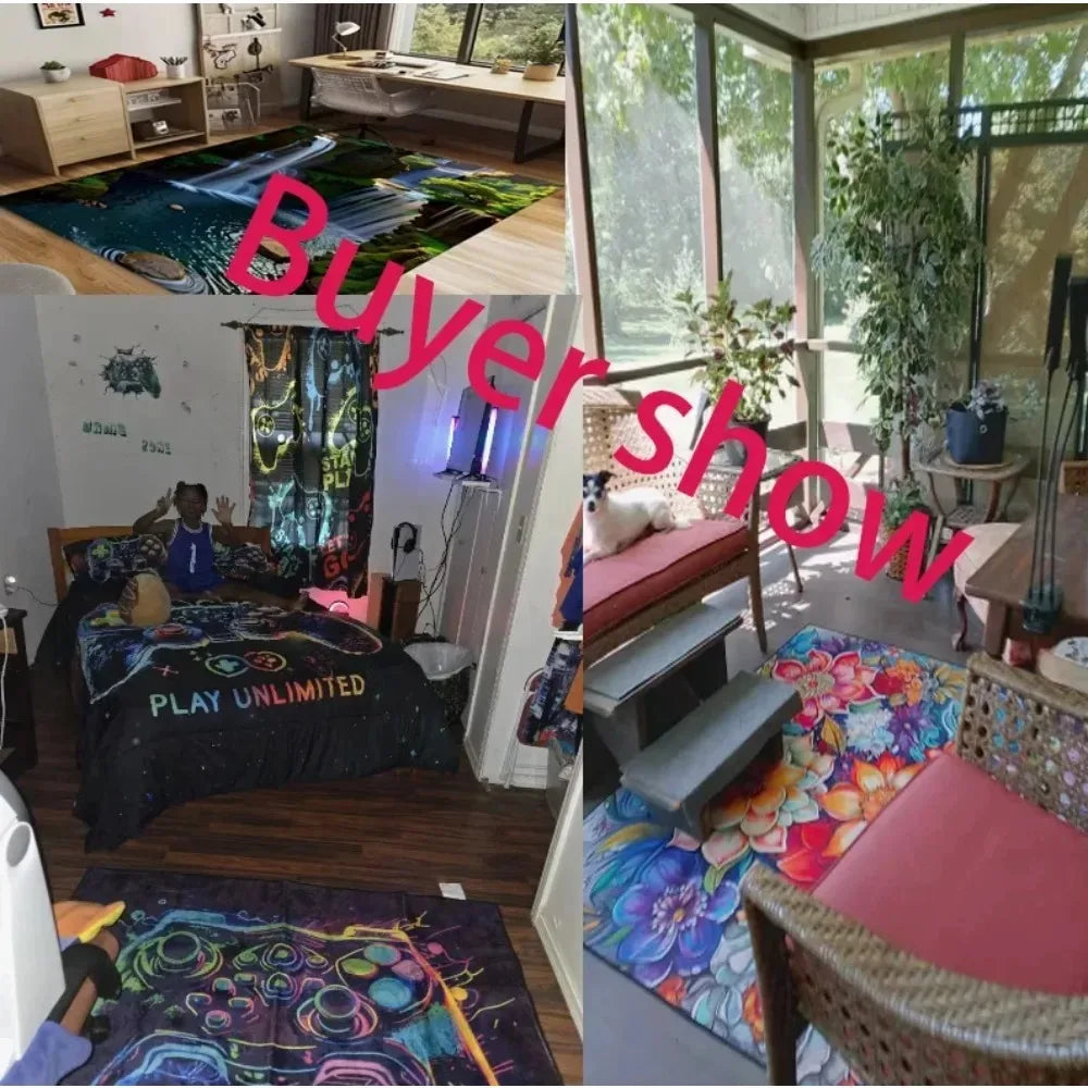 Abstract Geometric Area Rug