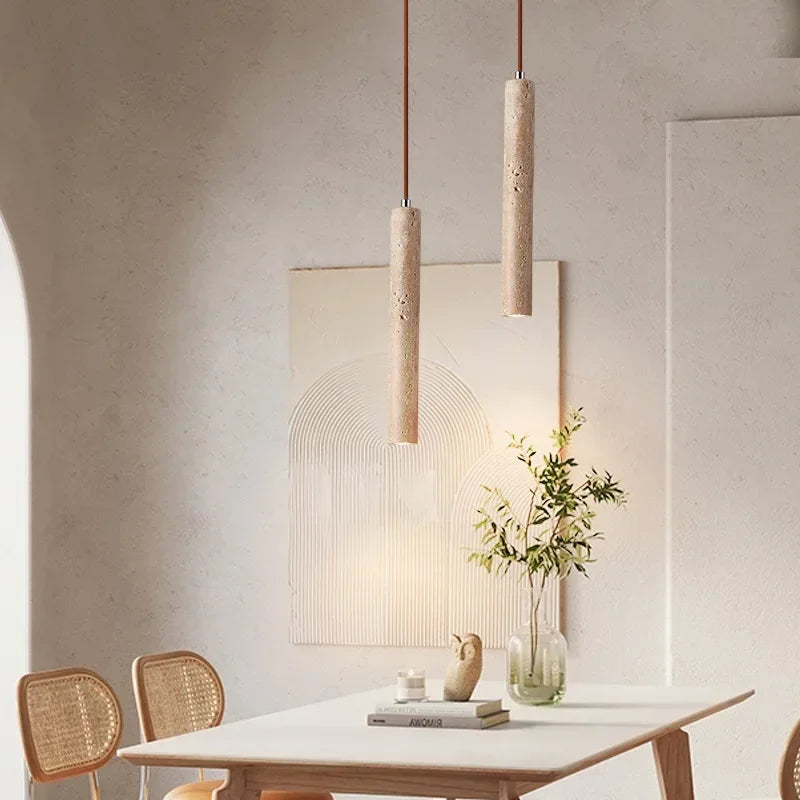 Wabi-Sabi Stone Pendant Chandelier