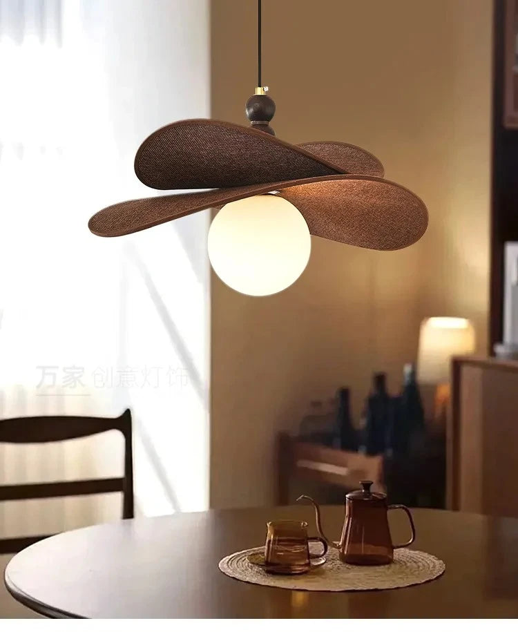 Wabi-Sabi Fabric Pendant Chandelier