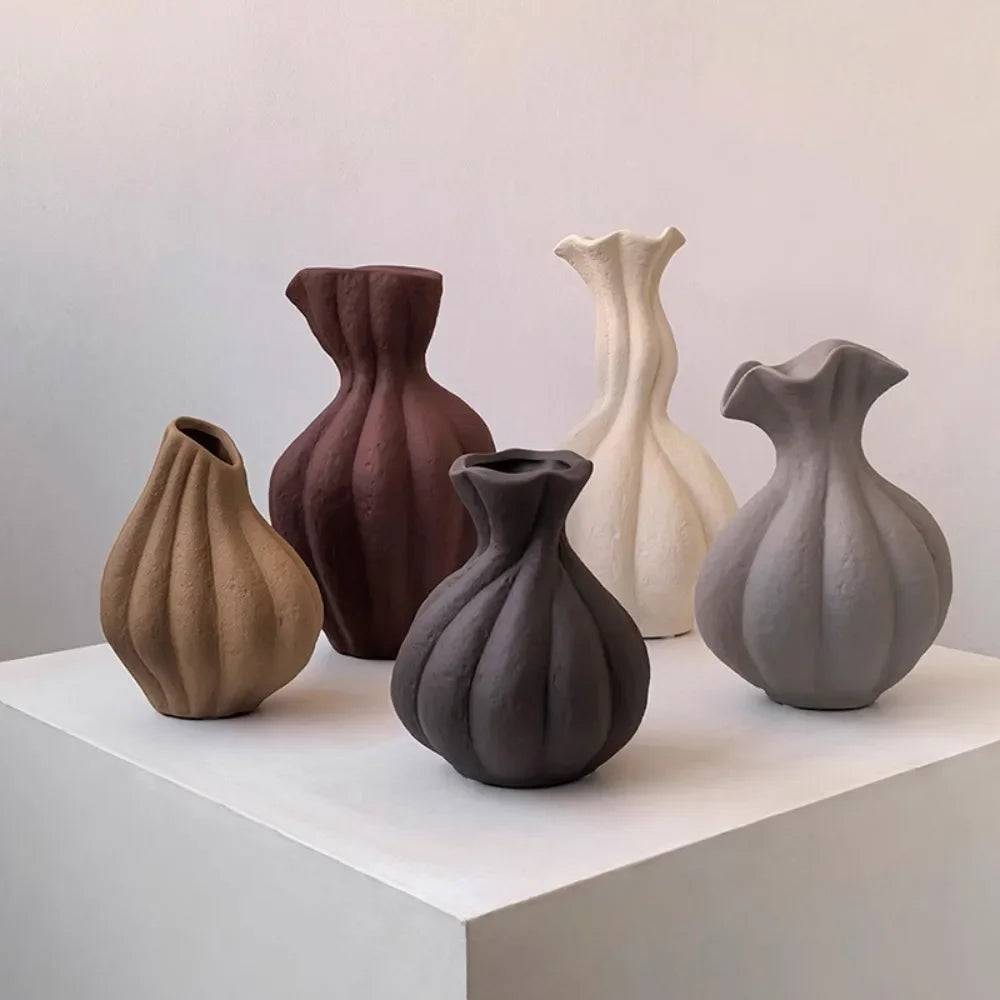 Organic Wabi-Sabi Ceramic Vase
