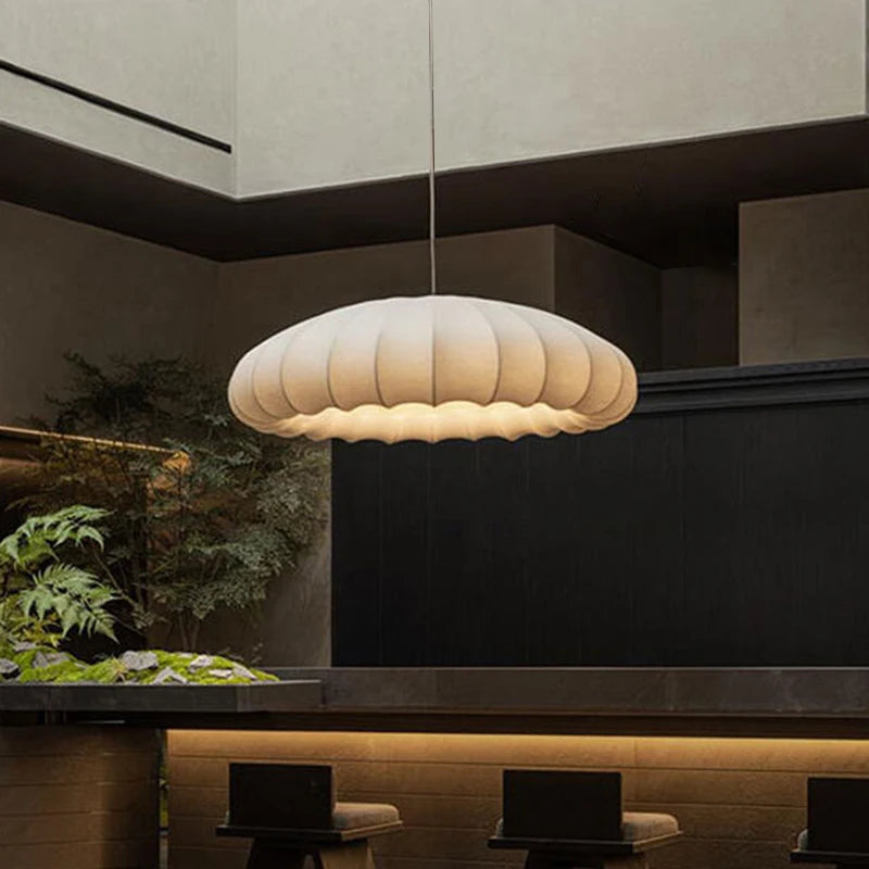 Wabi-Sabi Fabric Pendant Chandelier