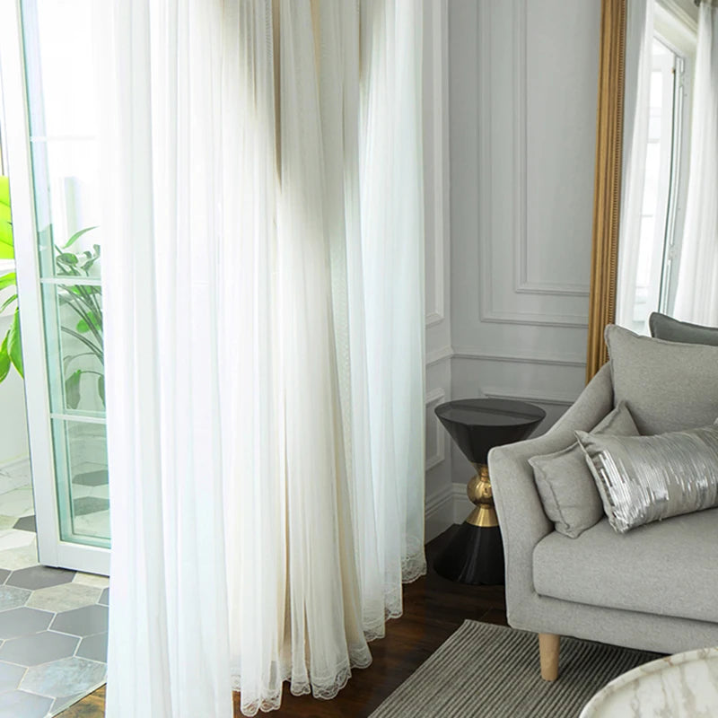 Modern Gauze Blackout Curtains