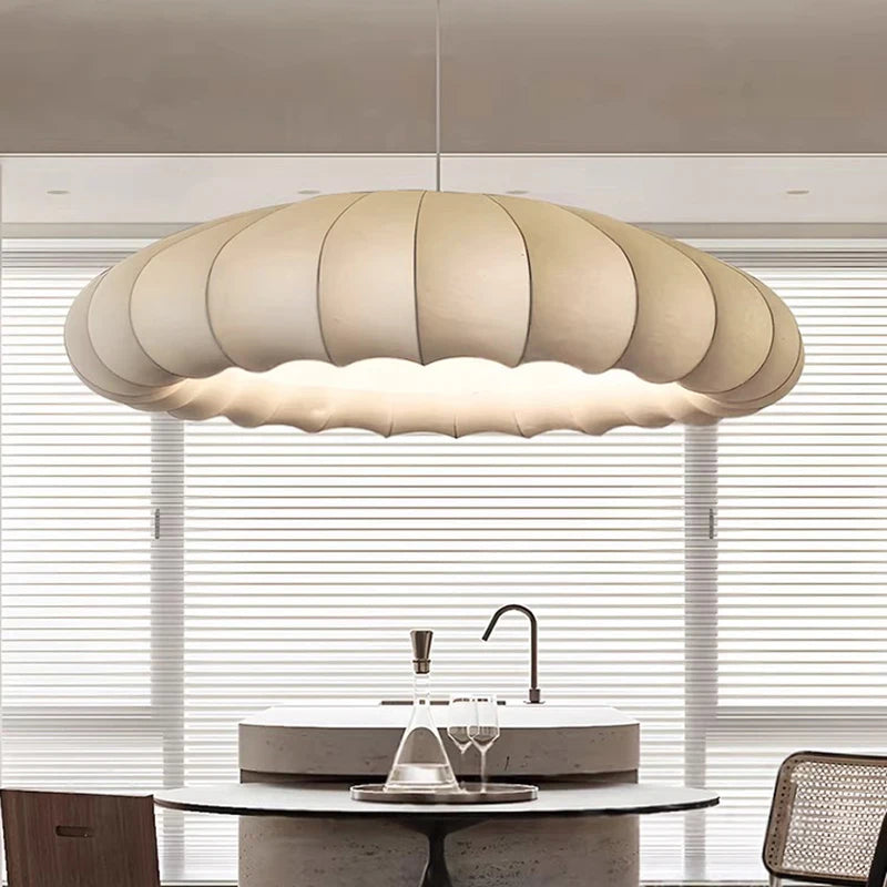 Wabi-Sabi Fabric Pendant Chandelier