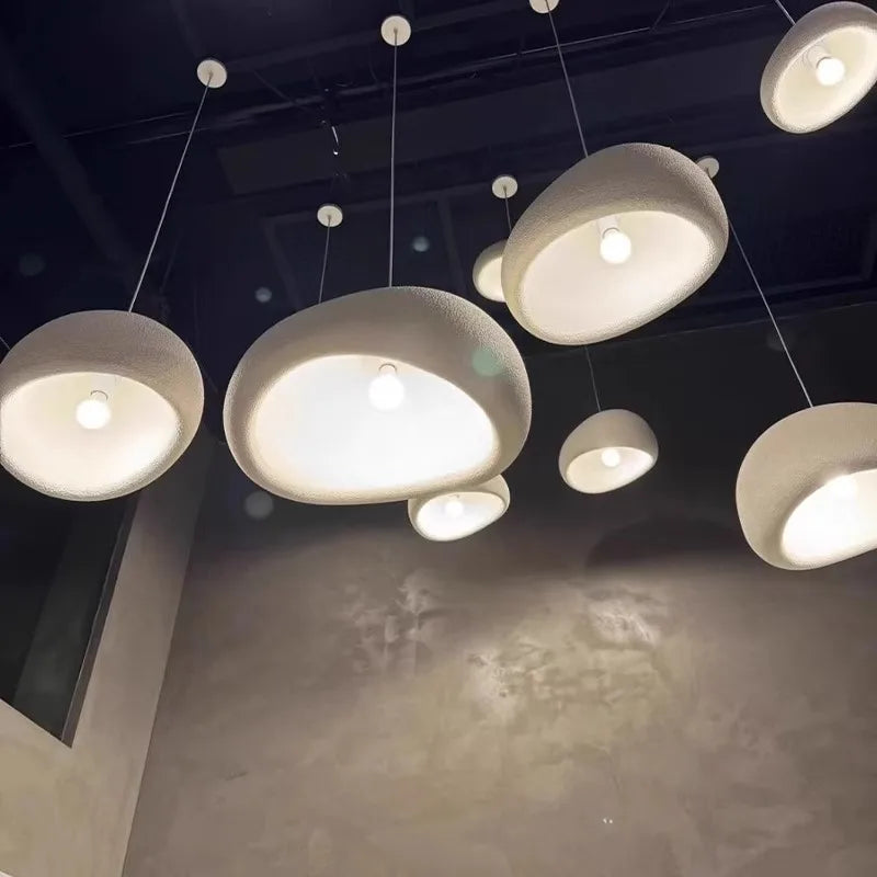 Wabi-Sabi Paper Pendant Chandelier