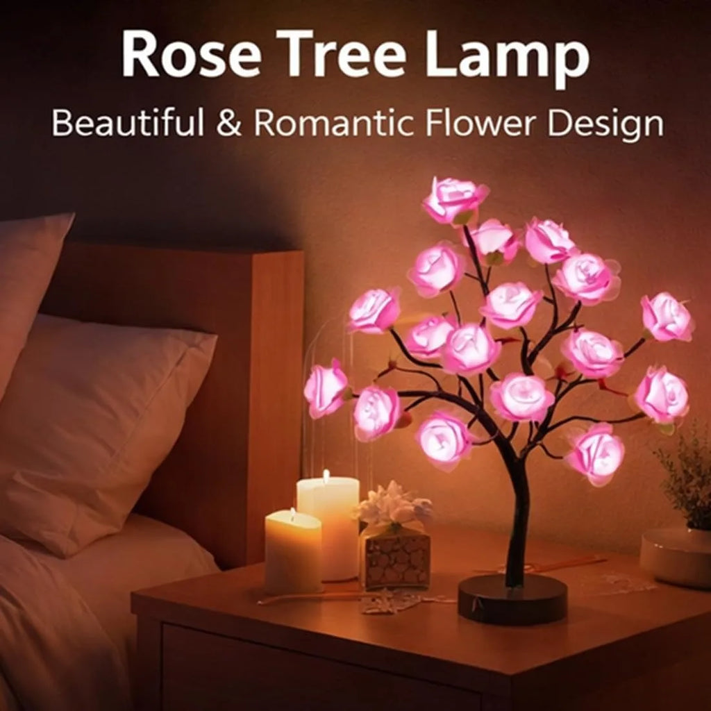 Color-Changing Rose Tree Lamp