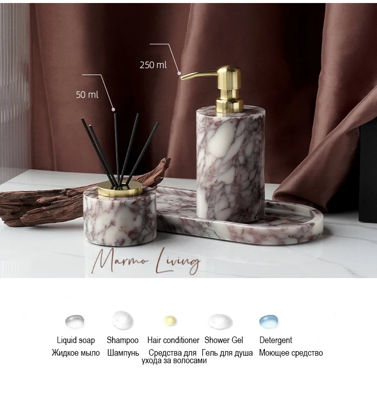 Calacatta Viola Bath Set