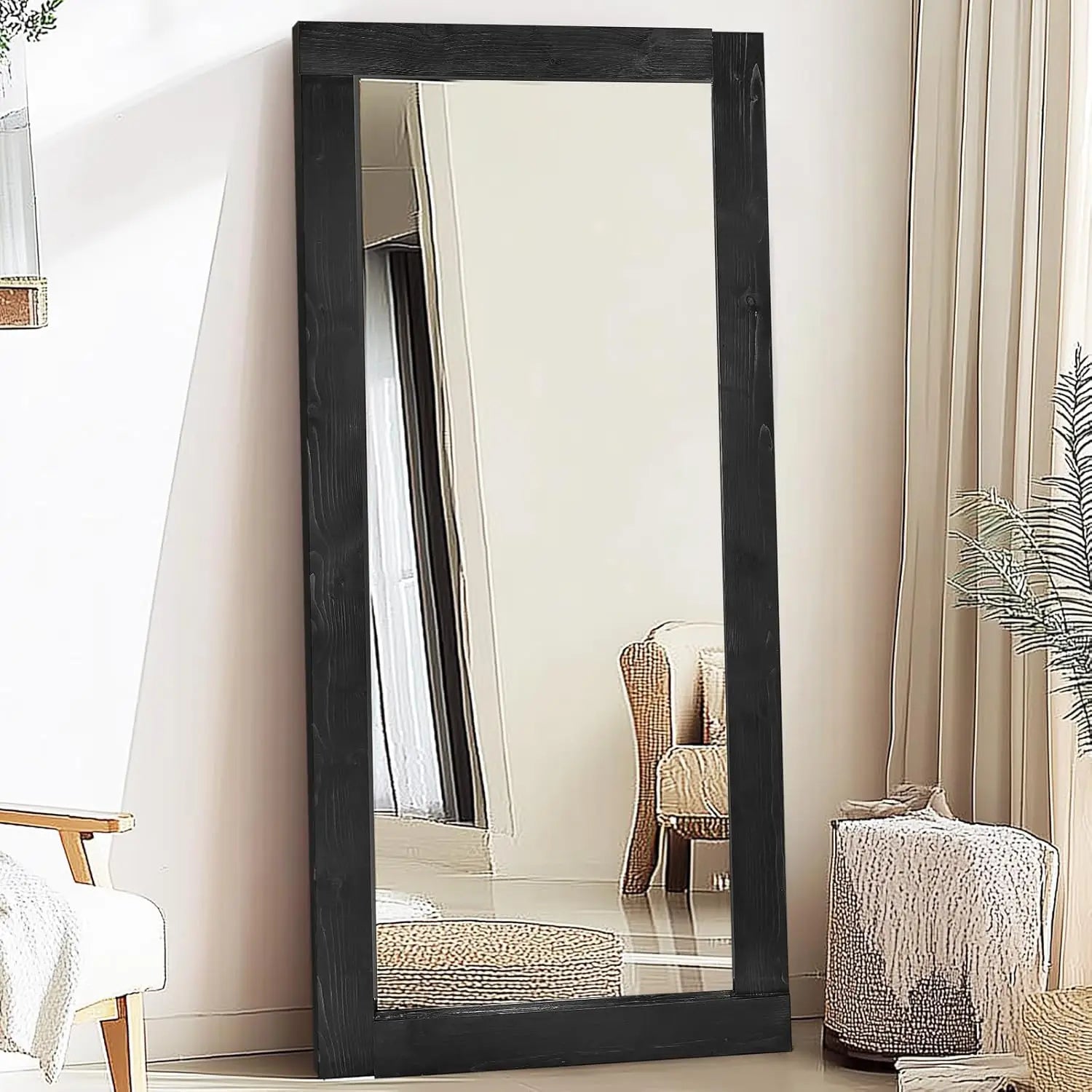 Arched Full-Length Wall Mirror