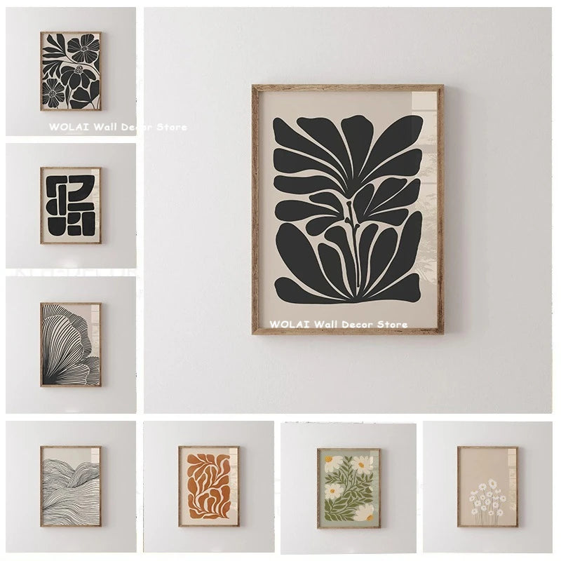 Modern Beige Canvas Wall Art