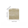 Natural Travertine Tissue Box
